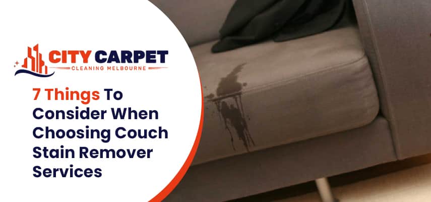 Couch Stain Remover Services 
